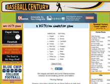 Tablet Screenshot of baseballcentury.com